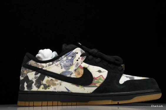 Nike  FD8778-001 SB Supreme Dunk Rammellzee Low 0123